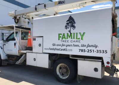 Cut final truck decal for Family Tree Care