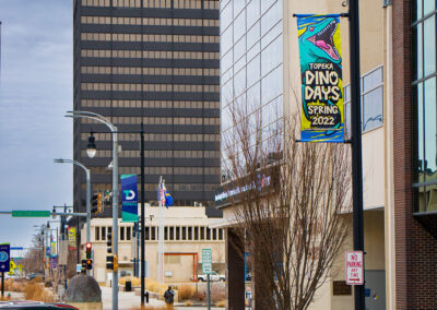 Topeka Dino Days Pole Banner